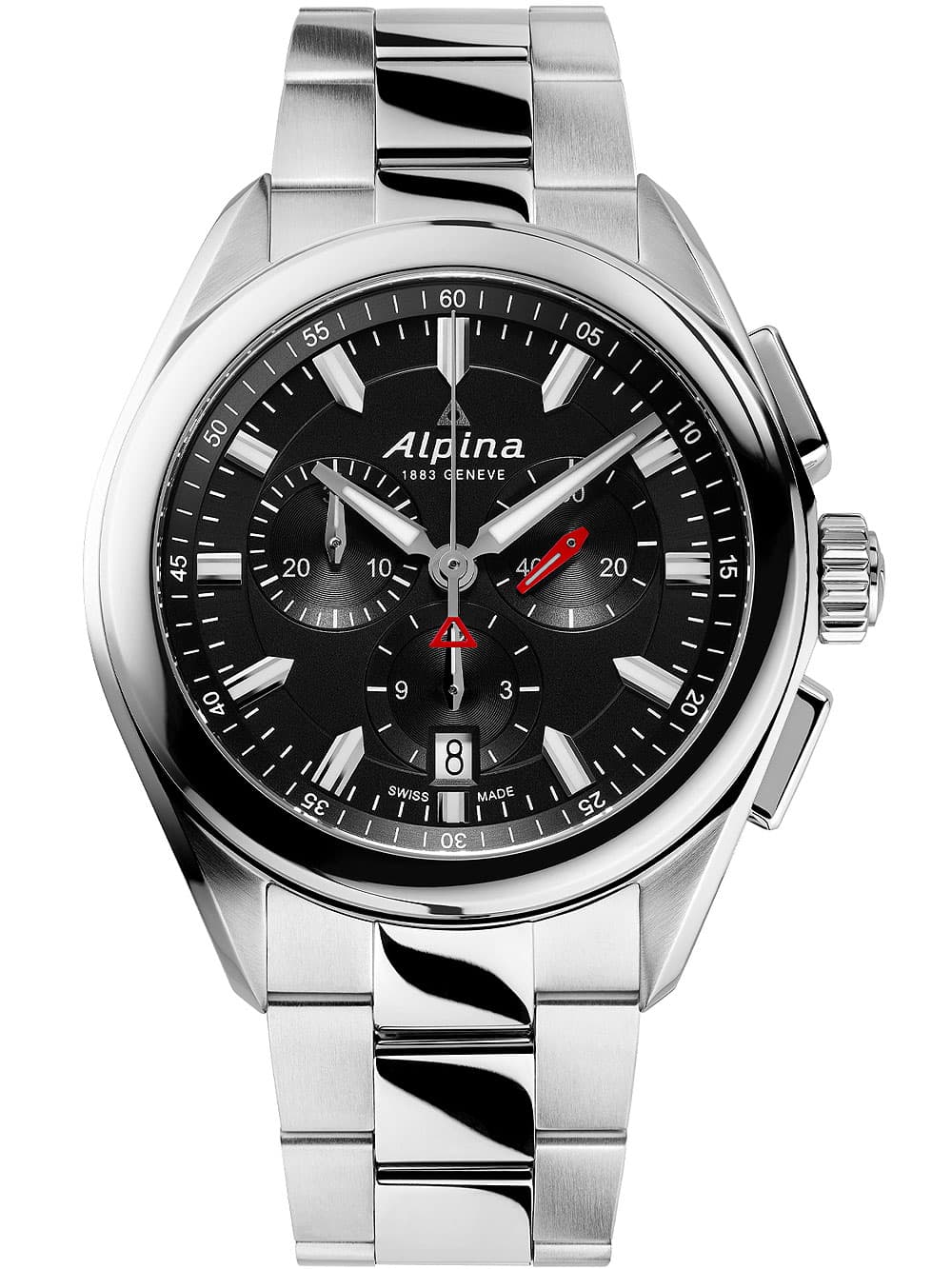 Alpina AL-373BB4E6B Alpiner Chronograph Herrenuhr 42mm 10ATM