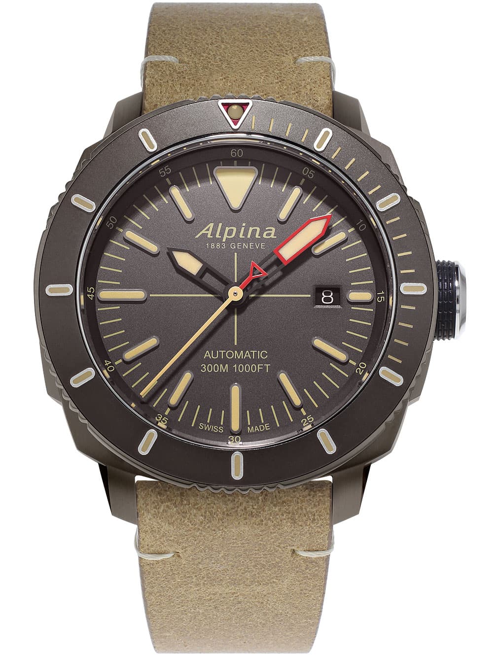 Alpina AL-525LGG4TV6 Seastrong Diver Automatik Herrenuhr 46mm