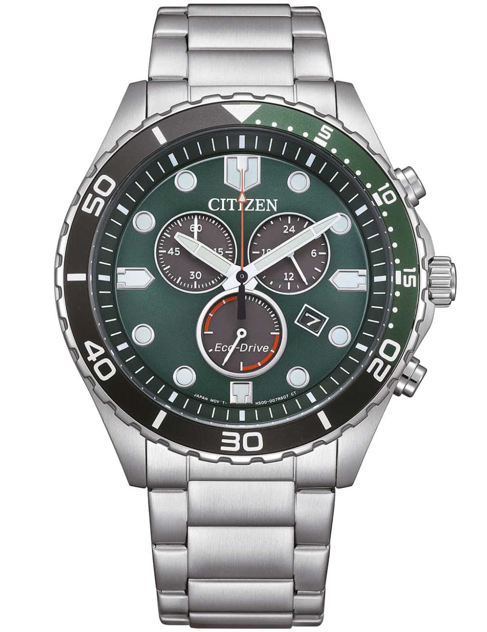 Citizen AT2561-81X Herrenuhr Eco-Drive Chronograph 43mm 10ATM
