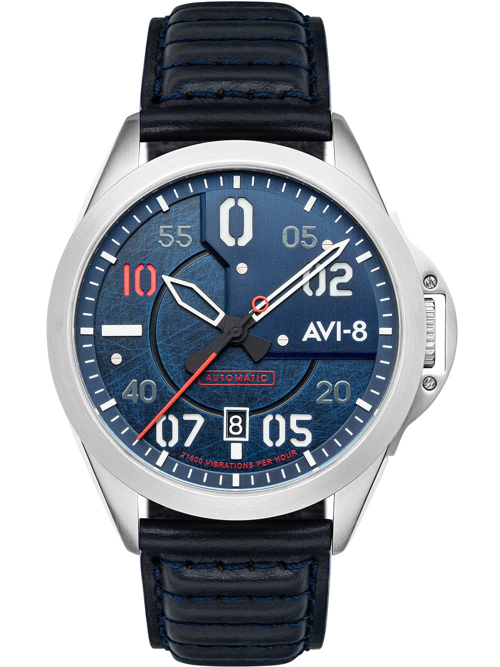 AVI-8 AV-4086-02 P-51 Mustang Automatik Herrenuhr 43mm 5ATM