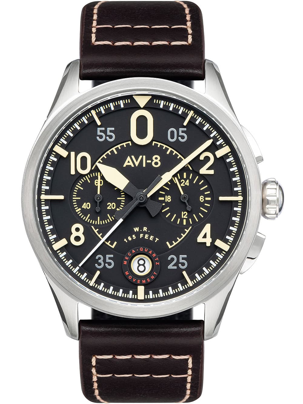 AVI-8 AV-4089-01 Spitfire Chronograph Herrenuhr 42mm 5ATM