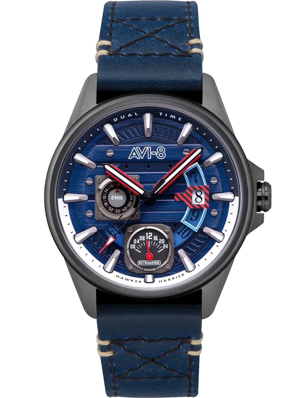 AVI-8 AV-4098-03 Herrenuhr Hawker Harrier Farley Multi 44mm 5ATM