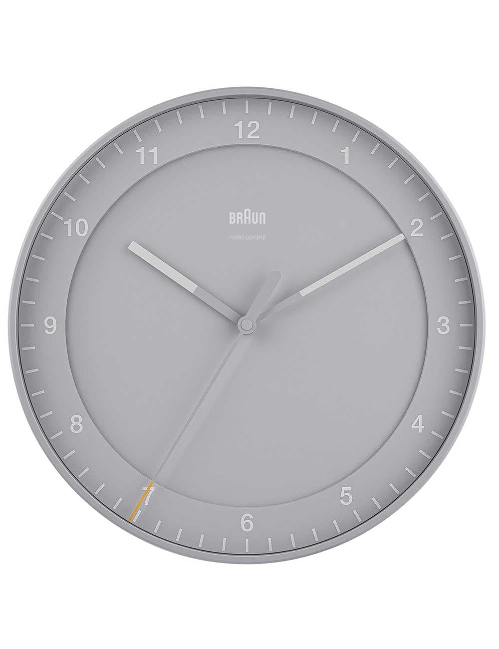 Braun BC17G-DCF Klassik Funkwanduhr 30 cm grau