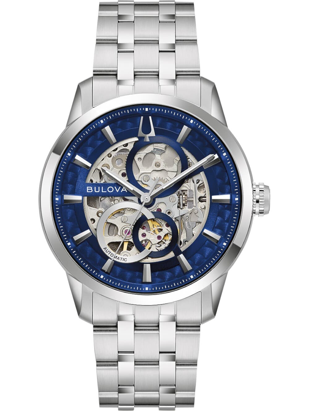 Bulova 96A331 Herrenuhr Klassik Automatik 40mm 3ATM