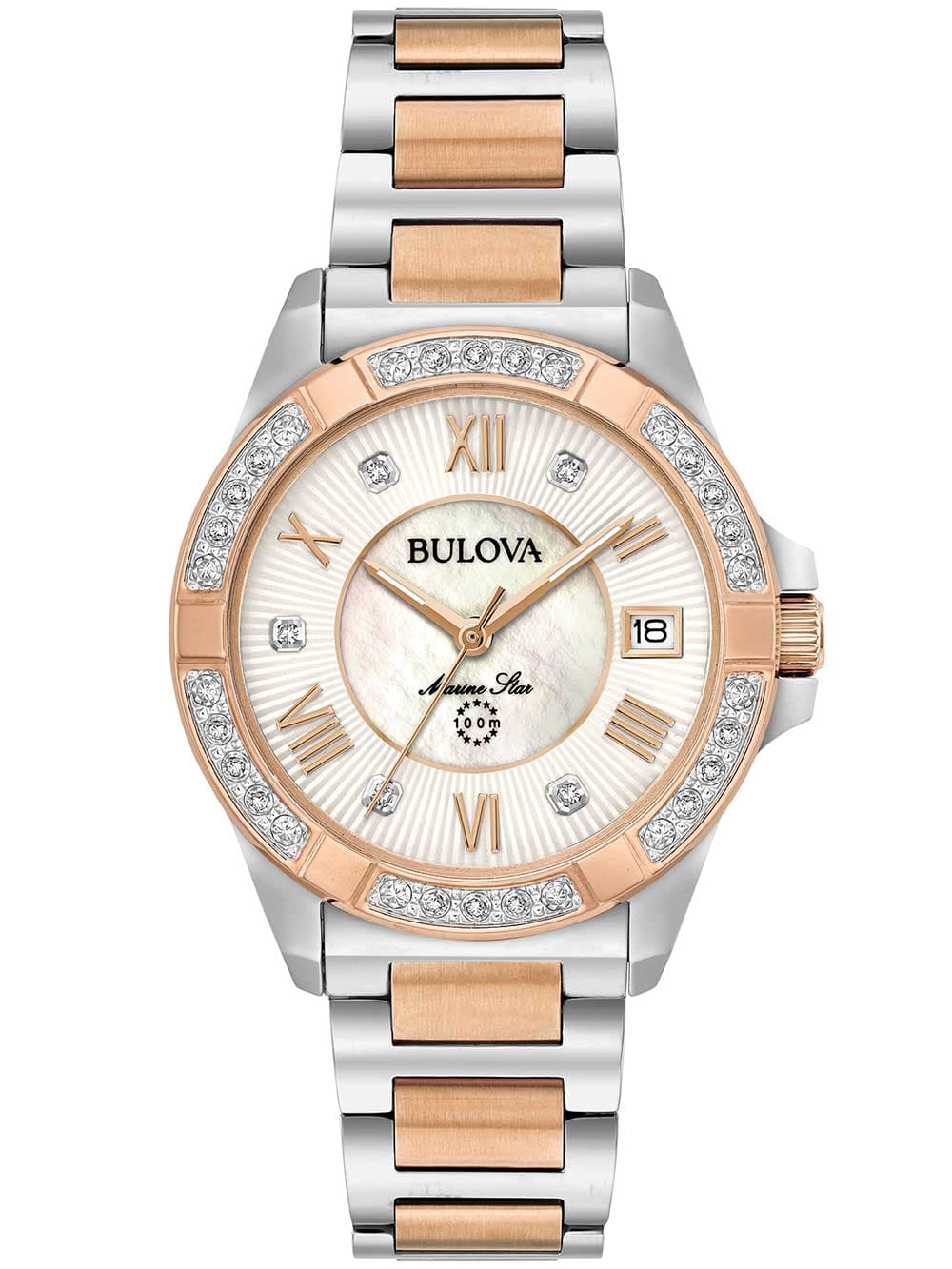 Bulova 98R234 Marine Star Damenuhr 32mm 10ATM