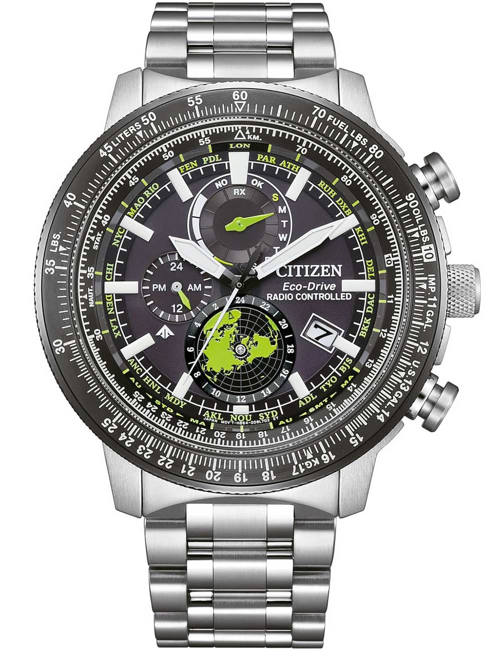 Citizen BY3006-53E Herrenuhr Promaster Sky Geo Trecker Eco-Drive 46mm 20ATM