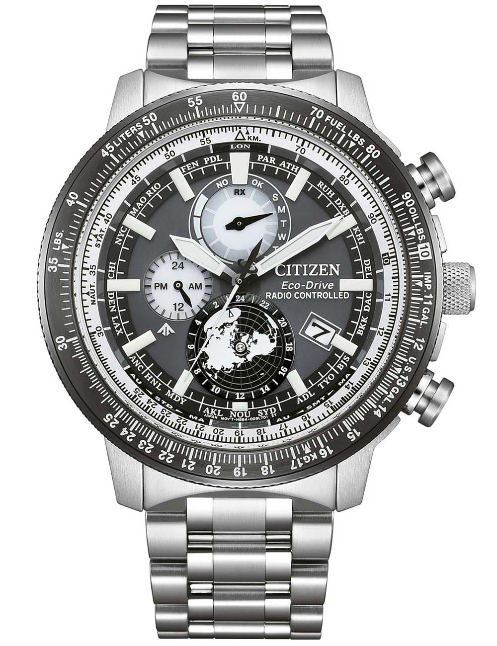 Citizen BY3006-53H Herrenuhr Promaster Sky Geo Trecker Eco-Drive 46mm 20ATM