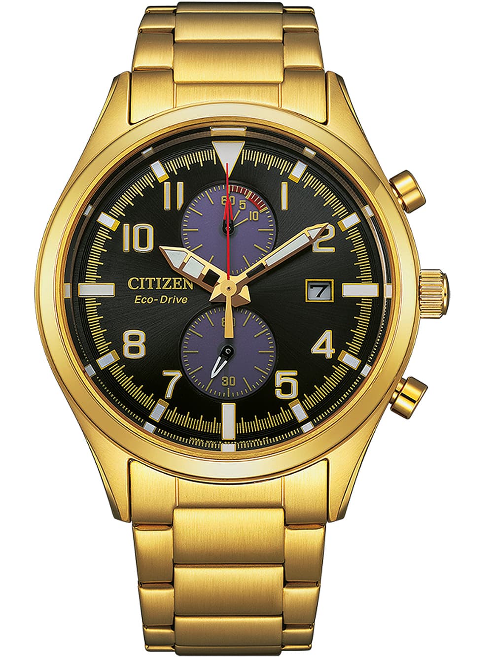 Citizen CA7022-87E Eco-Drive Chronograph Herrenuhr 43mm 10ATM
