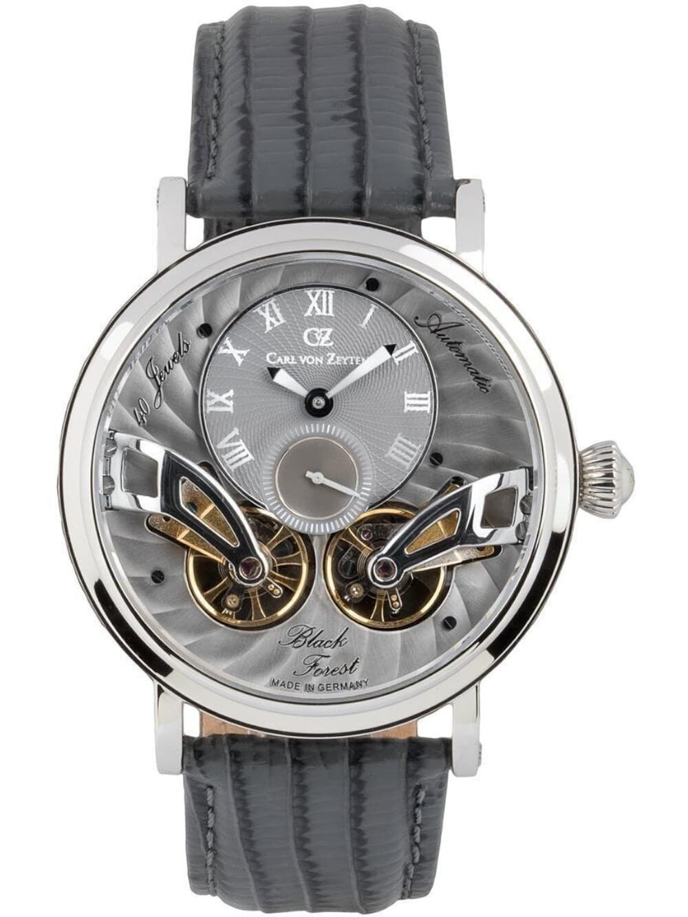 Carl von Zeyten CVZ0017SGYS Black Forest Automatik Herrenuhr 46mm 3ATM