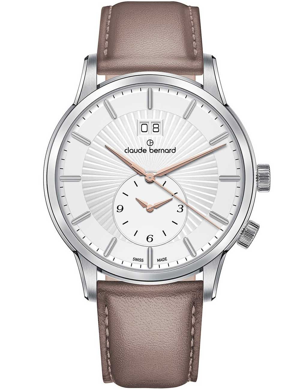 Claude Bernard 62007-3-AIN Herrenuhr Classic 42mm 5ATM