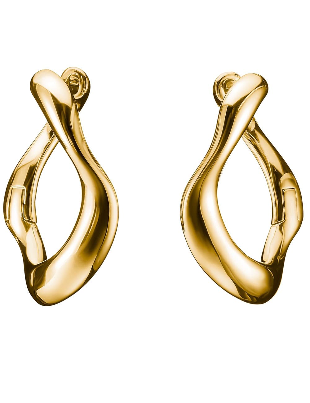 Thomas Sabo CR754-413-39 Creolen klein Natural Beauty vergoldet Damen