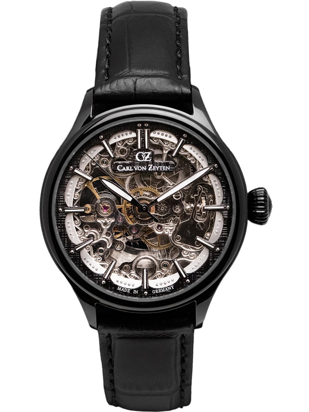 Carl von Zeyten CVZ0072BBKS Horbach Damenuhr Automatik 38mm 3ATM
