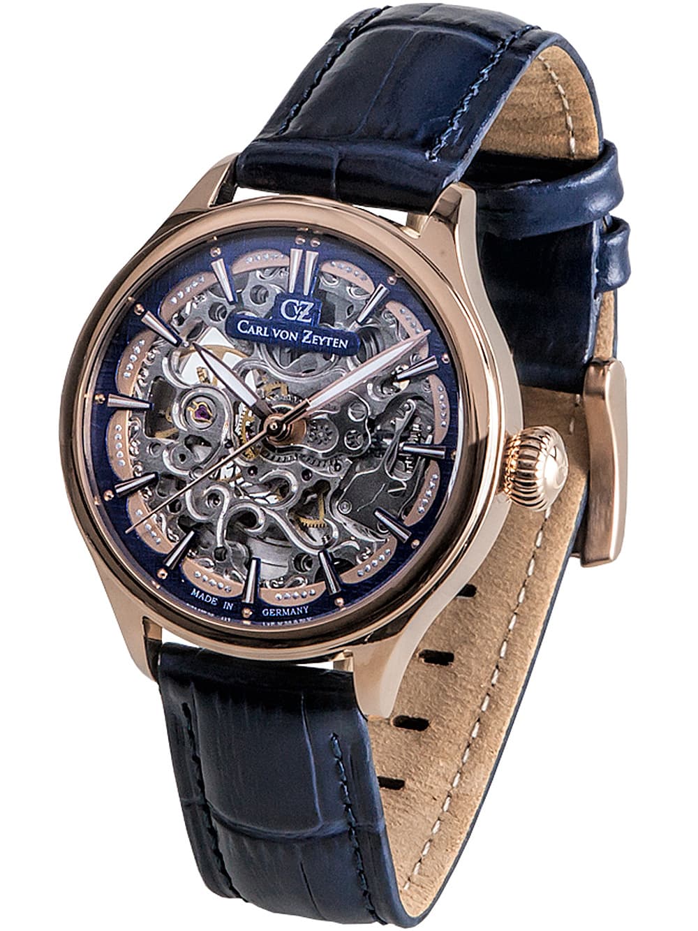 Carl von Zeyten CVZ0072RBLS Horbach Damenuhr Automatik 38mm 3ATM