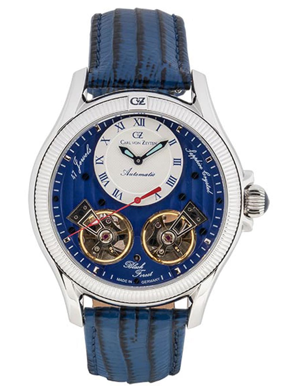 Carl von Zeyten CVZ0084SBLS Herrenuhr Waldhaus Automatik Limited 46mm 5ATM