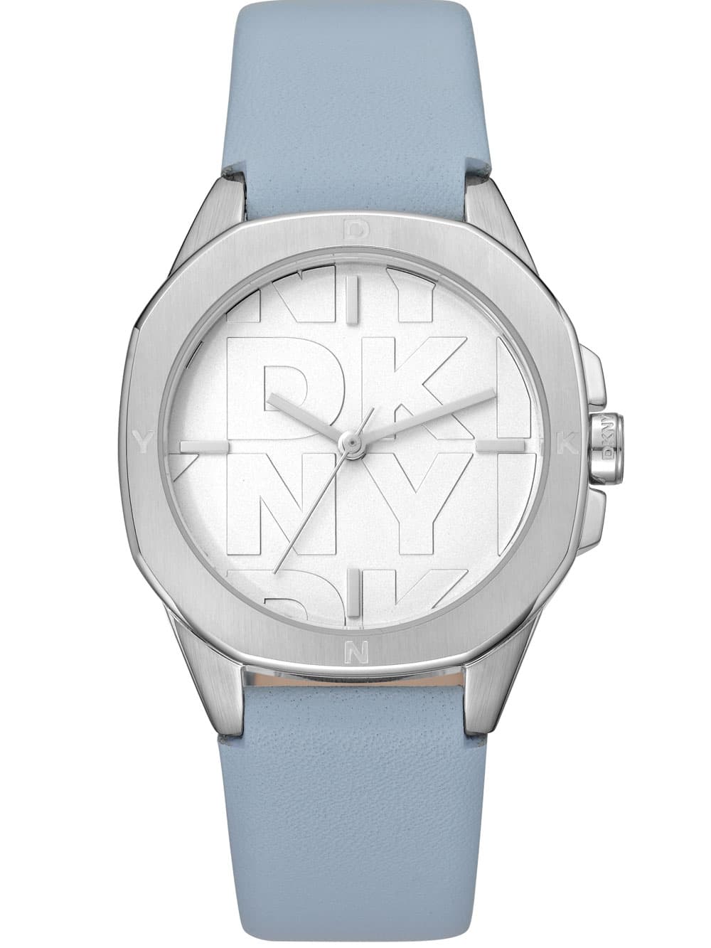 DKNY DK1L012L0015 Damenuhr Booklyn Midi Light Blue 34MM 5ATM