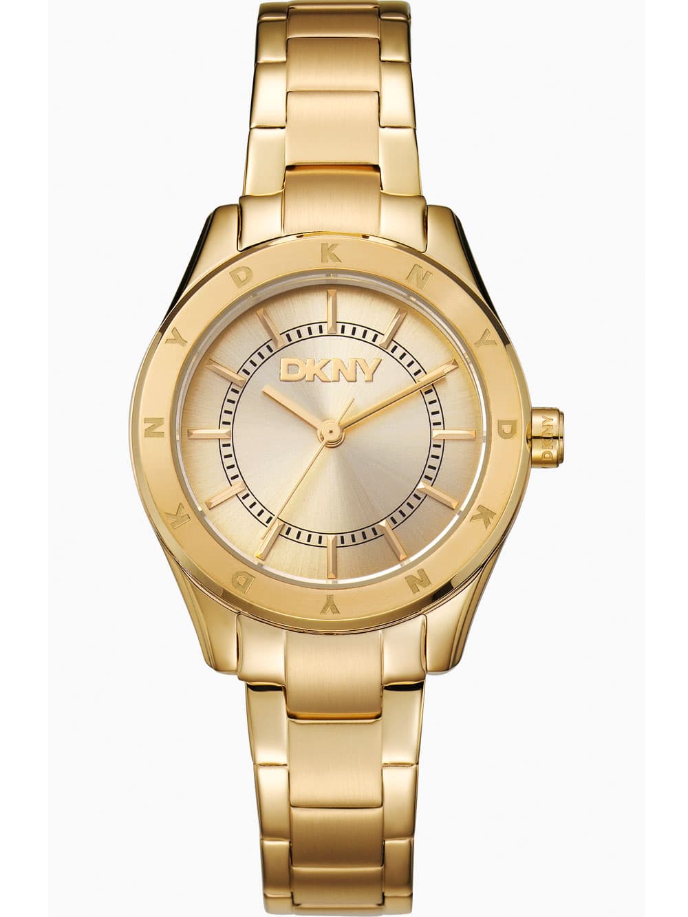 DKNY DK1L018M0035 Damenuhr Chambers Sport Gold 30mm 5ATM