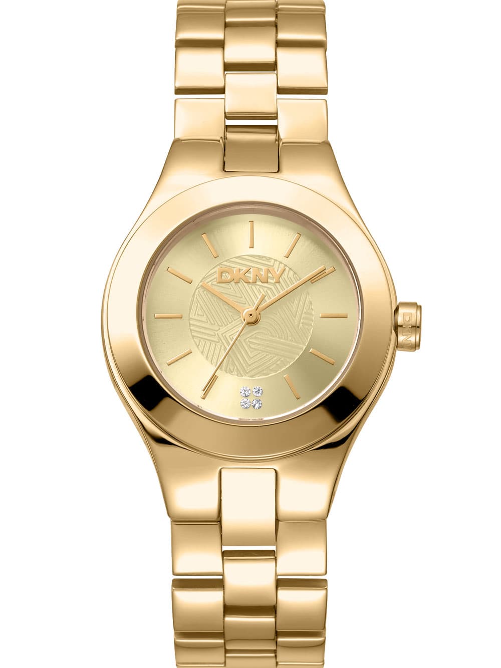 DKNY DK1L026M0035 Damenuhr Parsons Midi Gold 30mm 5ATM