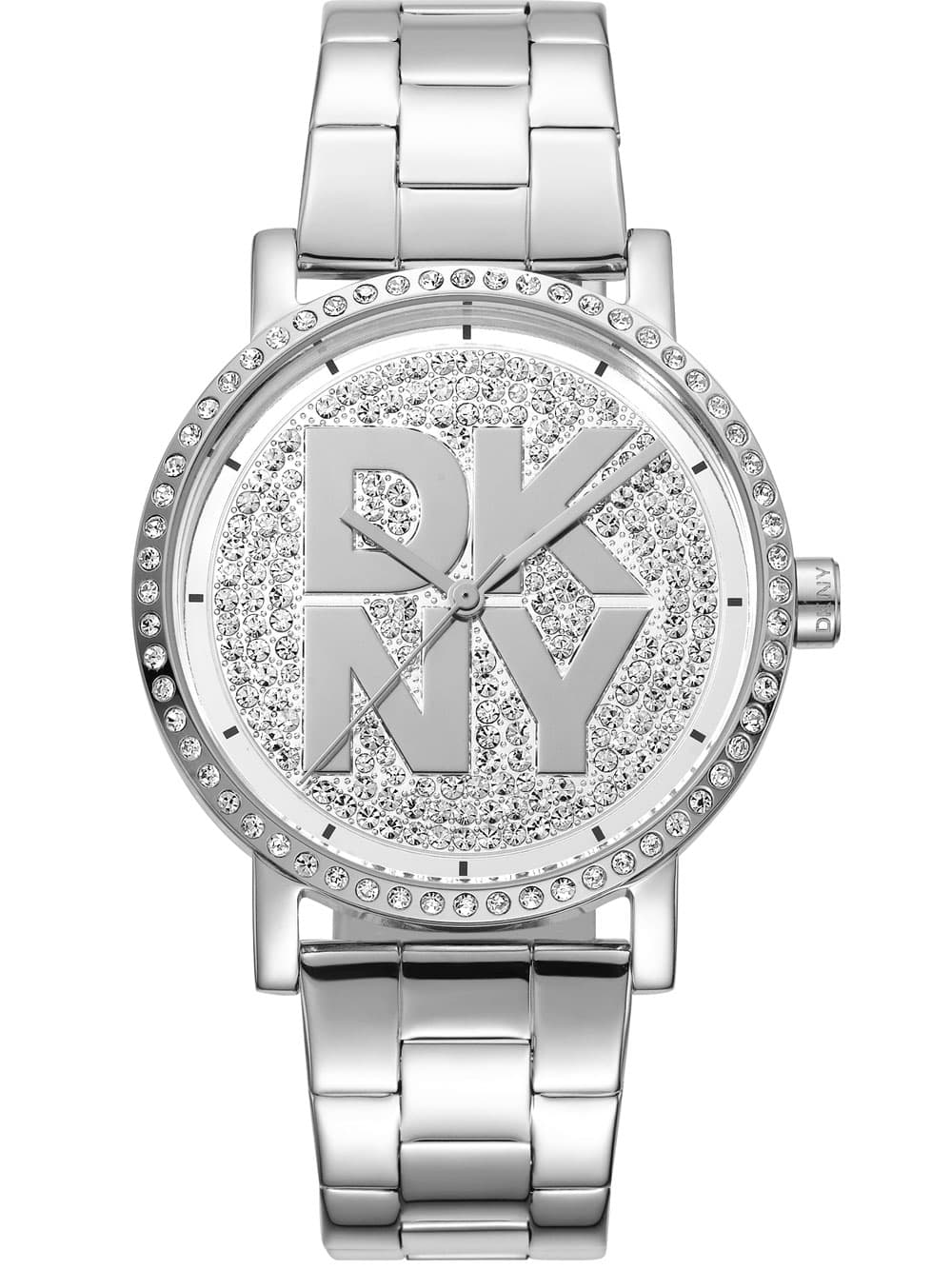DKNY DK1L035M0205 Damenuhr Soho Logo Silver 36mm 5ATM