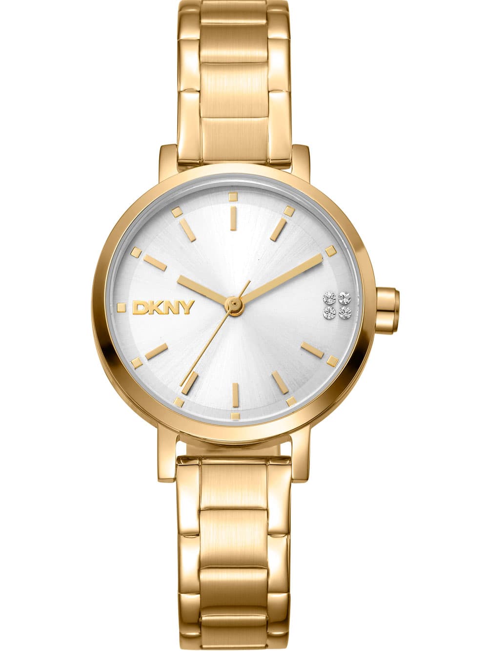 DKNY DK1L038M0055 Damenuhr Soho Glitz Gold 30mm 5ATM