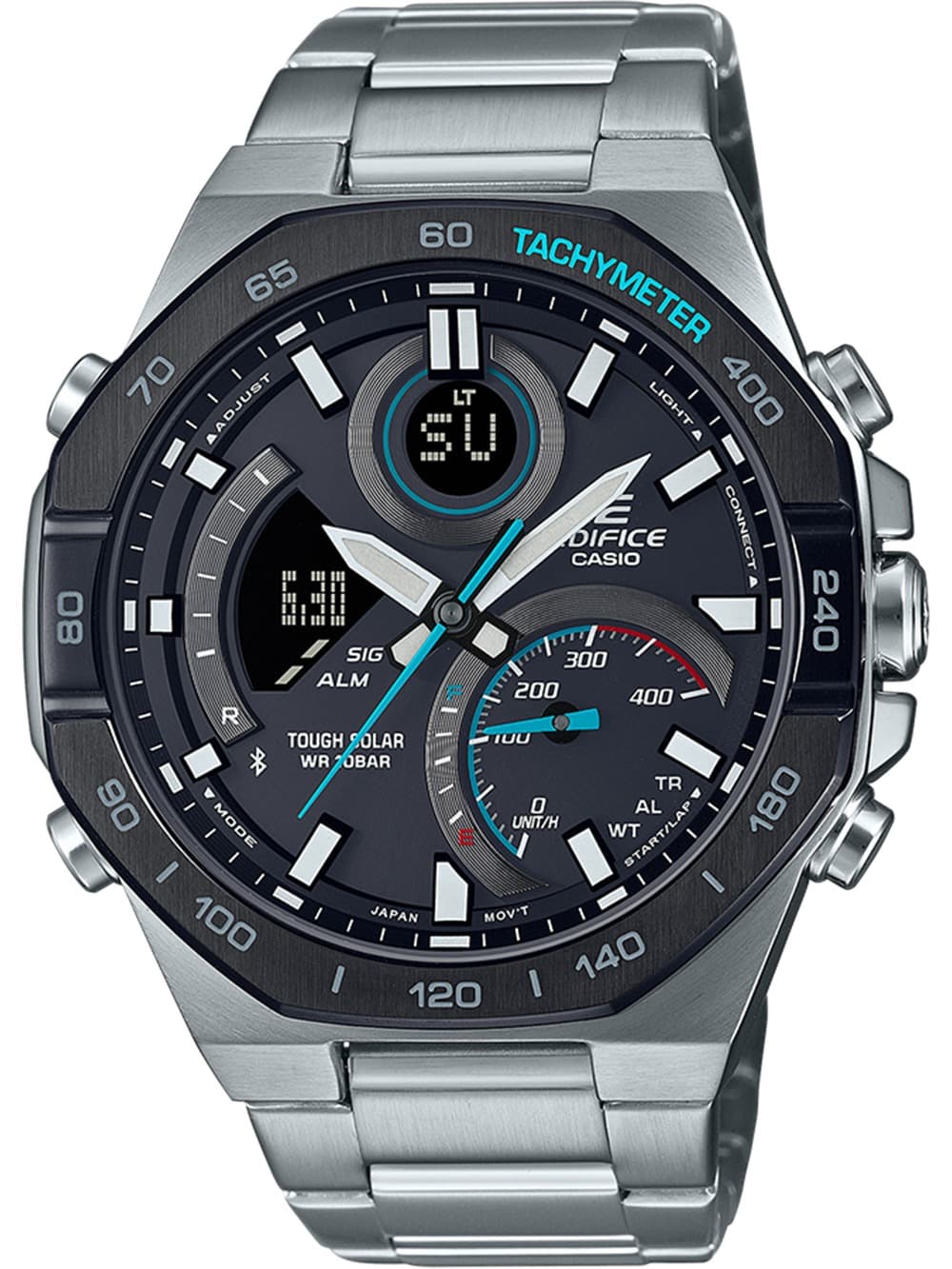 Casio ECB-950DB-1AEF Herrenuhr Edifice Racing Multicolor Solar 48mm 10ATM