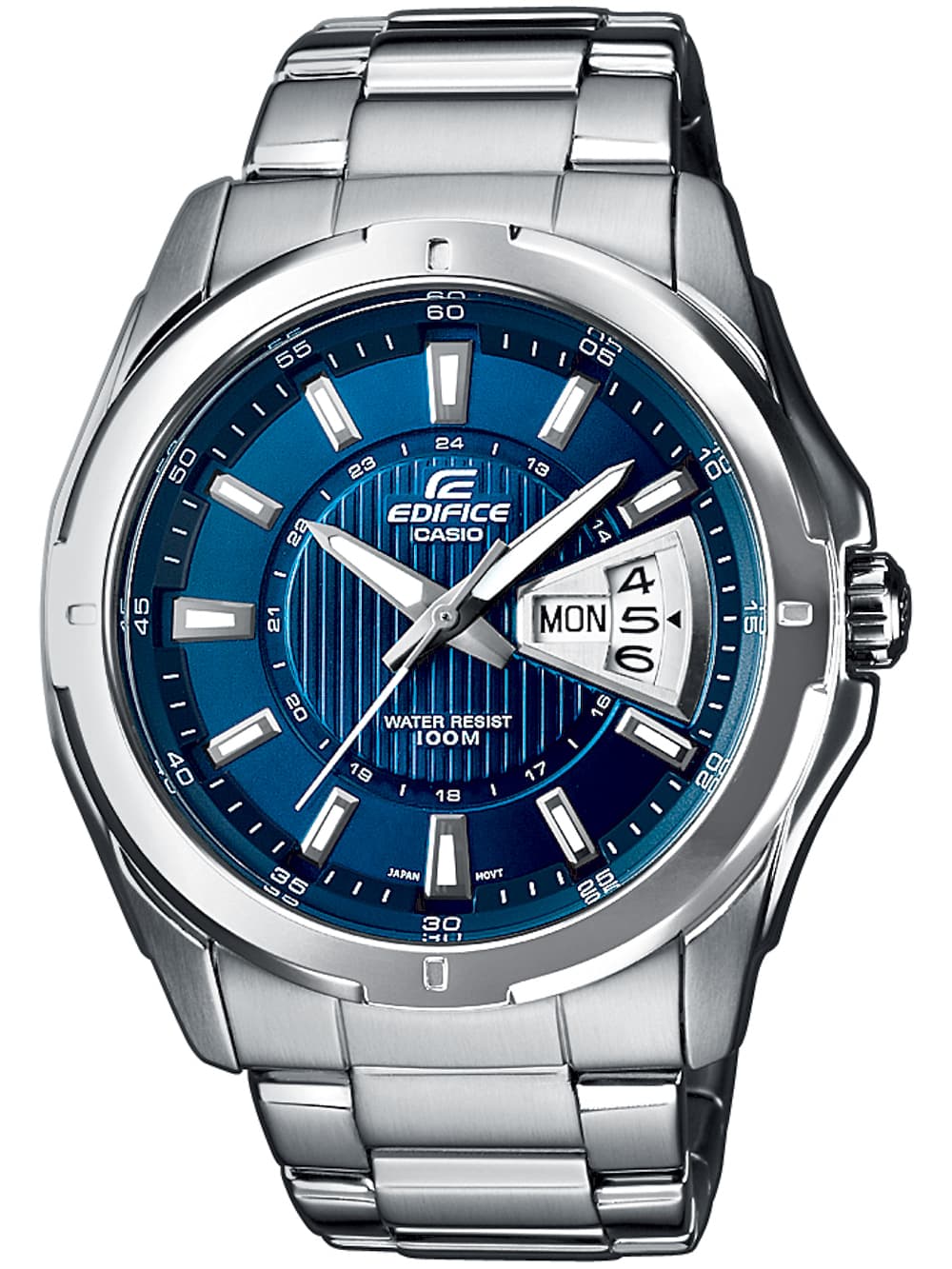CASIO EF-129D-2AVEF EDIFICE Herrenuhr 45mm 10ATM