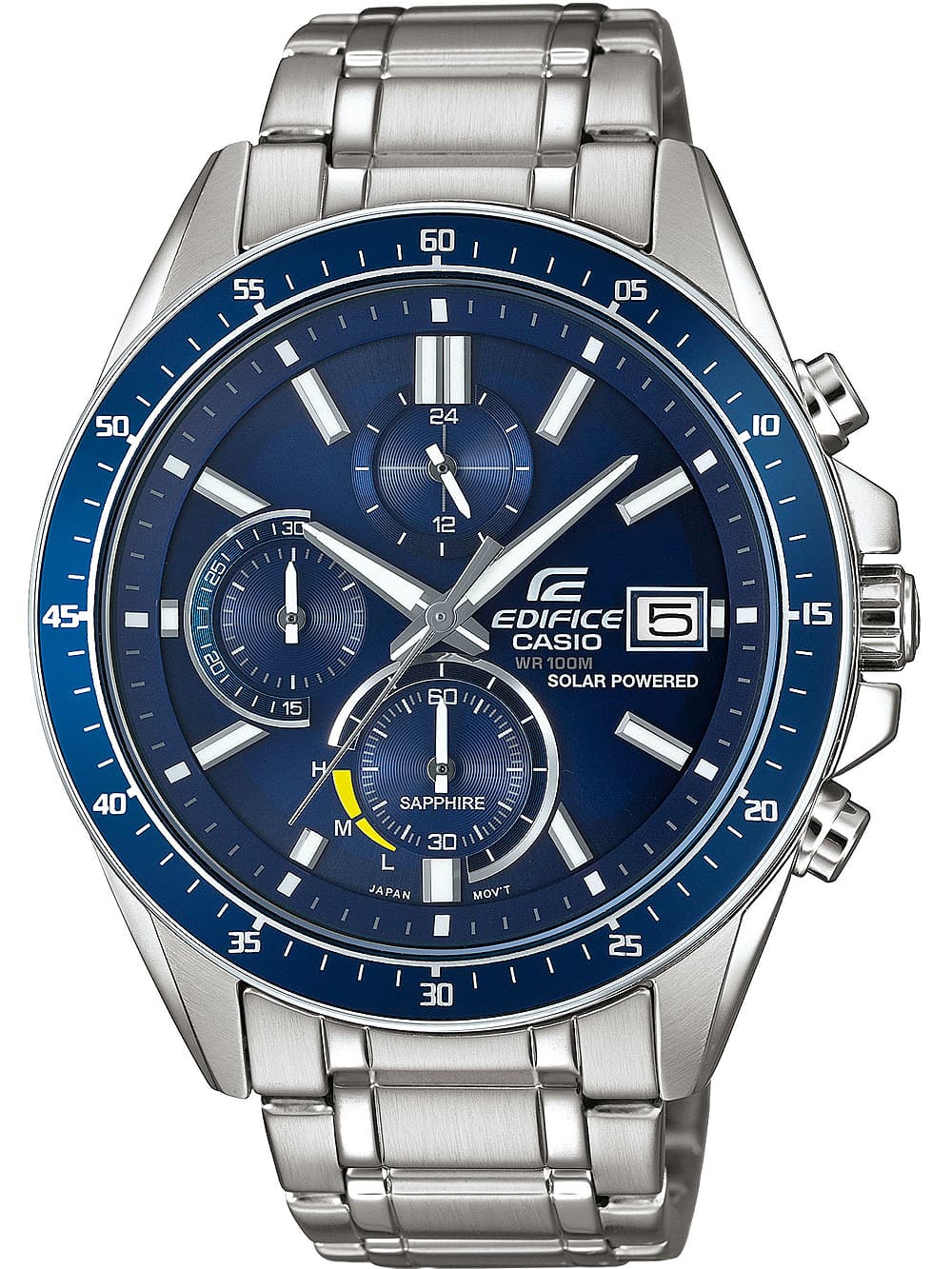 Casio EFS-S510D-2AVUEF Edifice Solar Herrenuhr 46mm 10ATM