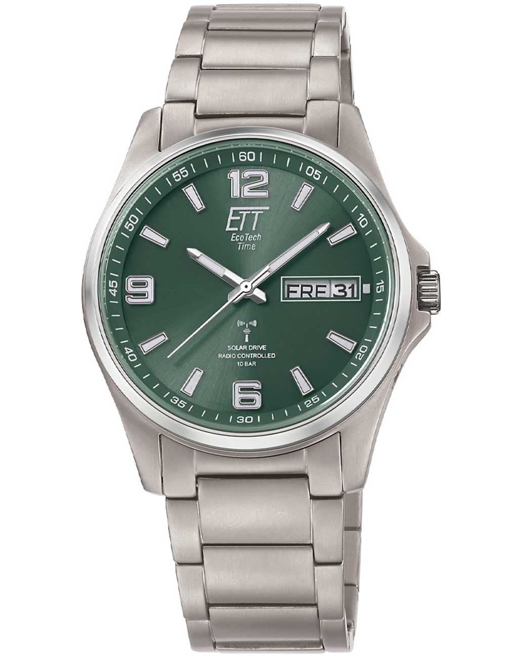 ETT Eco Tech Time EGT-11603-81M Herrenuhr Everest Solar Funkuhr