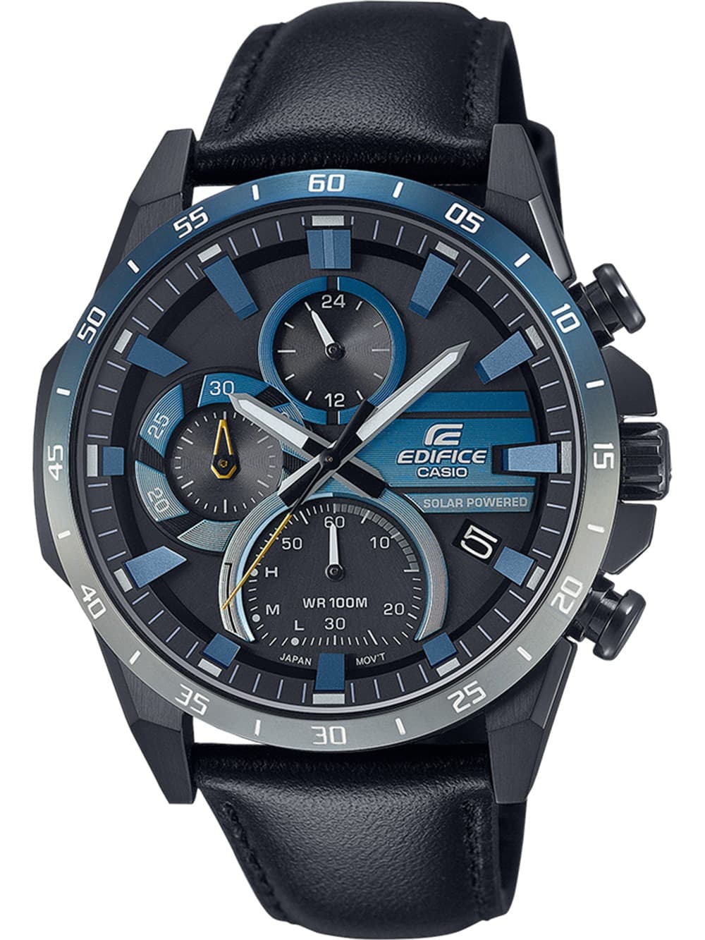 Casio EQS-940NL-1AVUEF Herrenuhr Edifice Nighttime drive Chrono Solar 50mm 10ATM