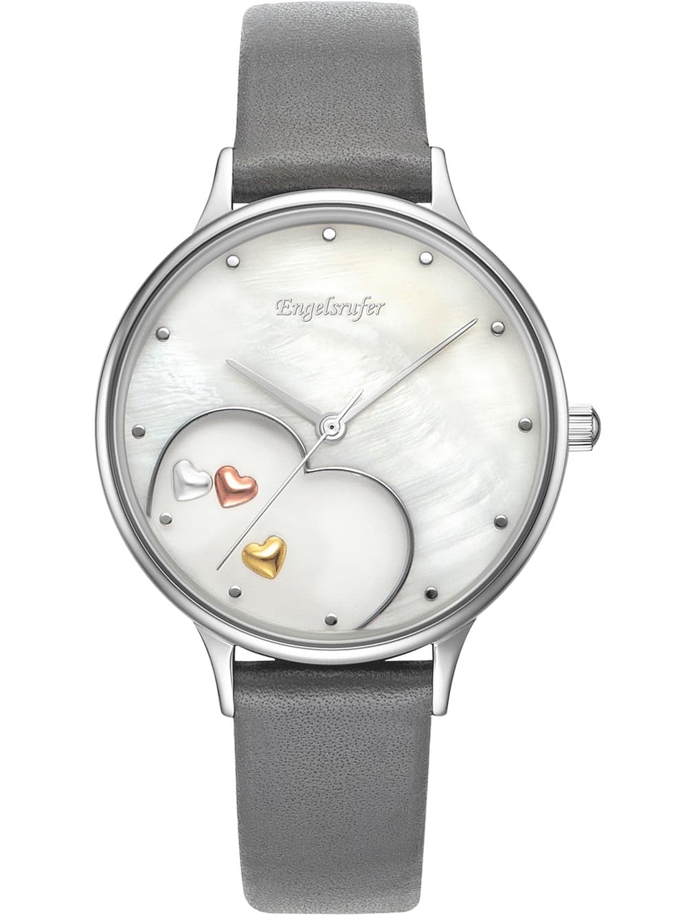 Engelsrufer ERWA-HEART-LGY1-MS Happy Hearts Damenuhr 34mm 5ATM