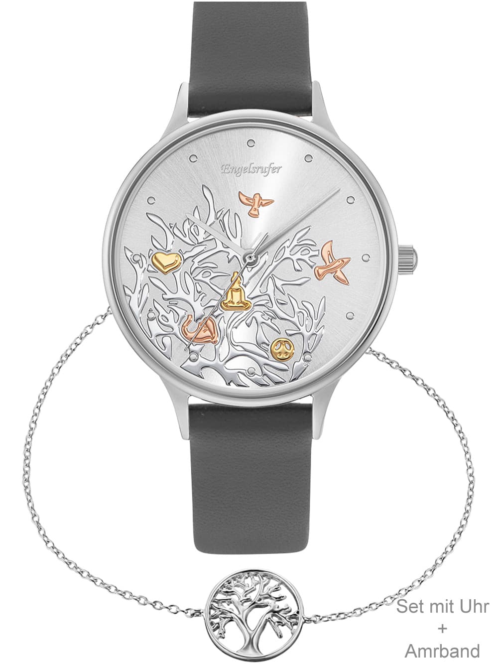 Engelsrufer ERWO-TREE-03 Lebensbaum Set Damenuhr 34mm 5ATM