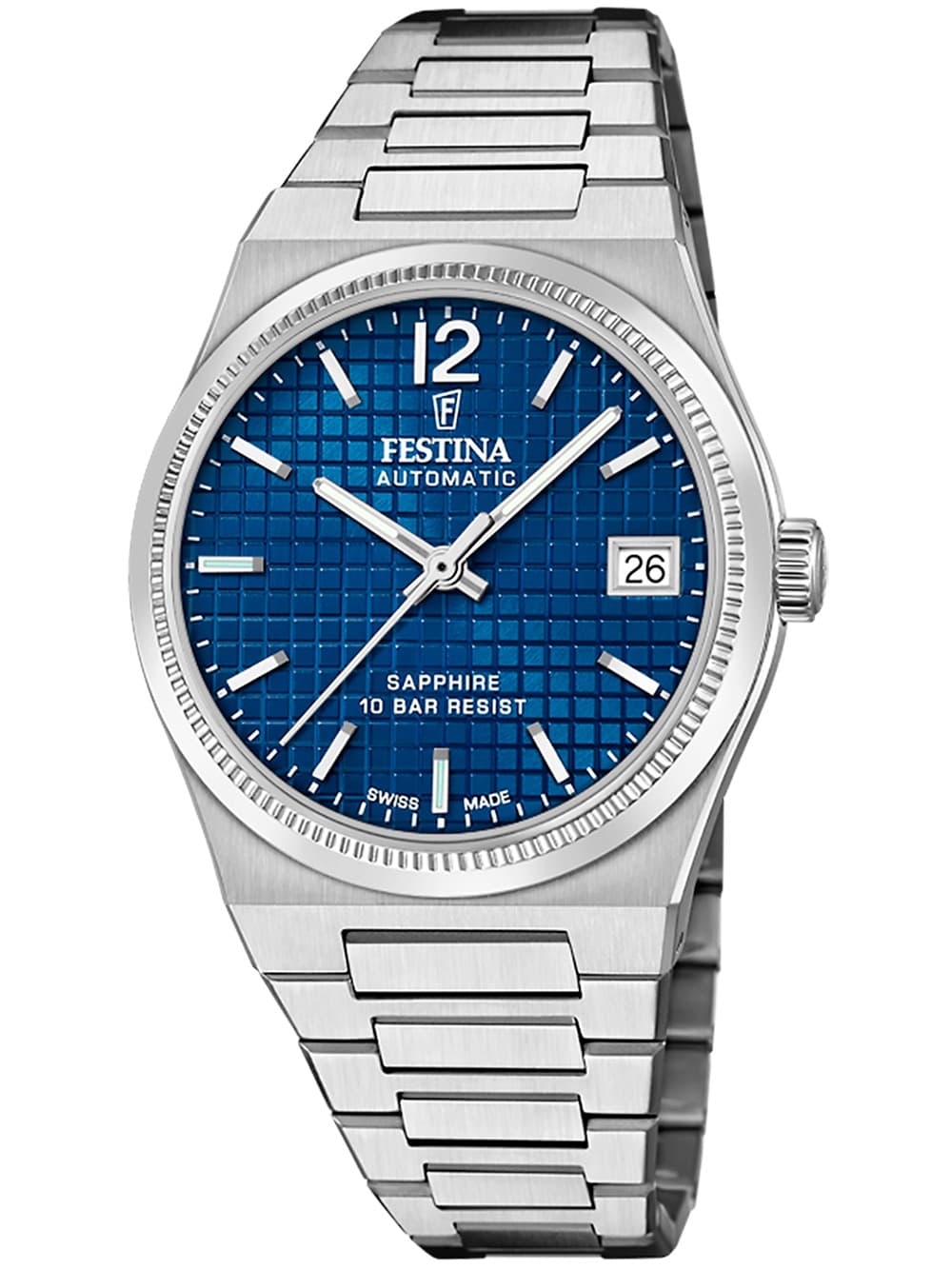 Festina F20029/4 Damenuhr Swiss Made Rivé Automatik 35mm 10ATM