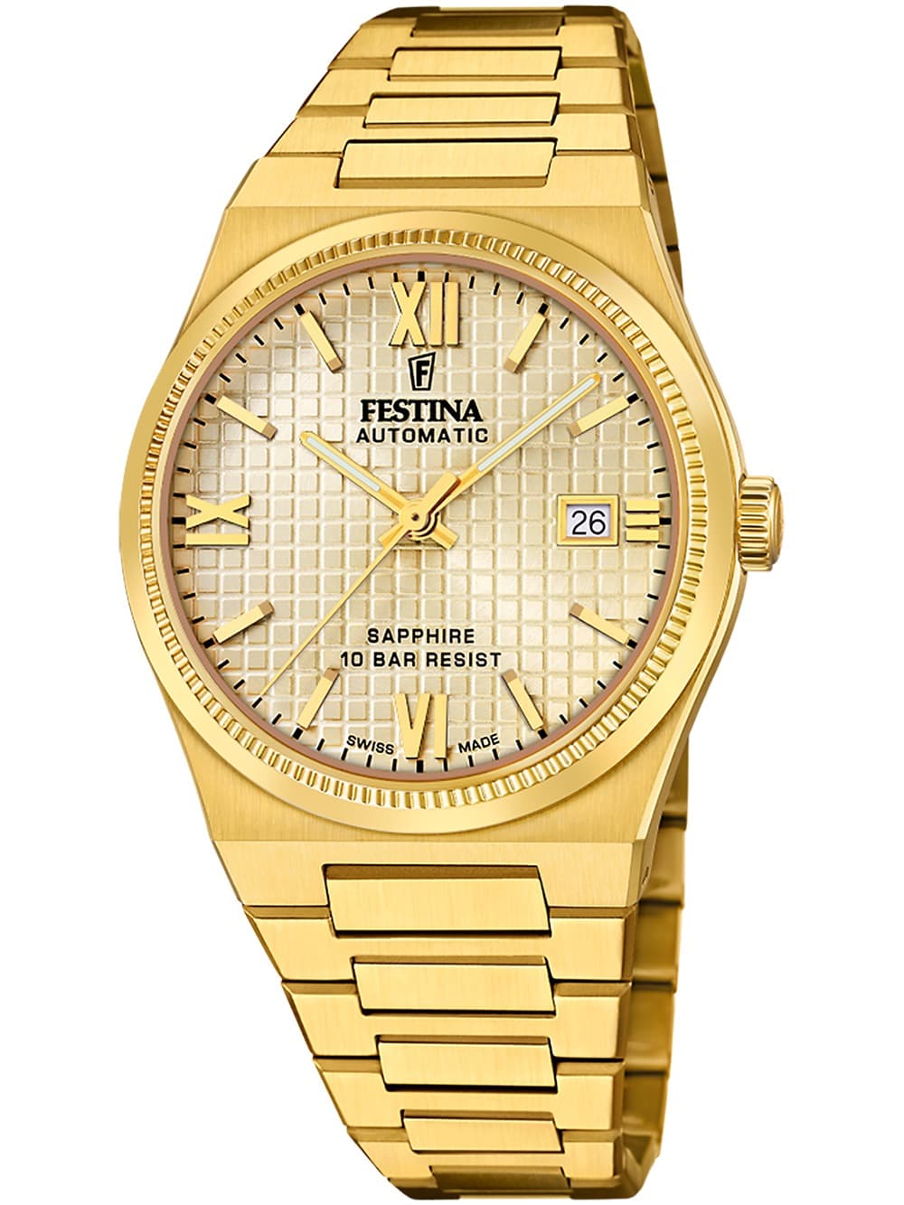 Festina F20032/2 Herrenuhr Swiss Made Rivé Automatik 40mm 10ATM