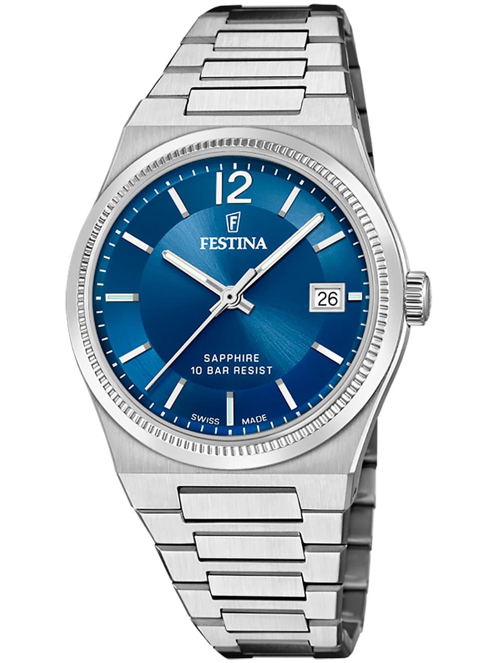 Festina F20035/4 Damenuhr Swiss Made Rivé 35mm 10ATM