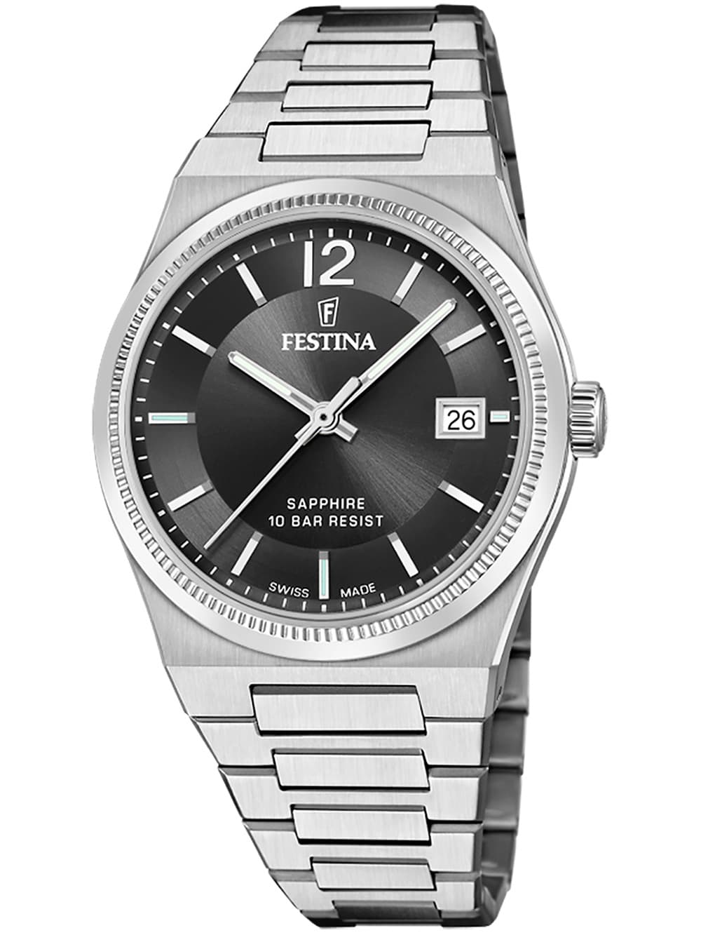 Festina F20035/6 Damenuhr Swiss Made Rivé 35mm 10ATM
