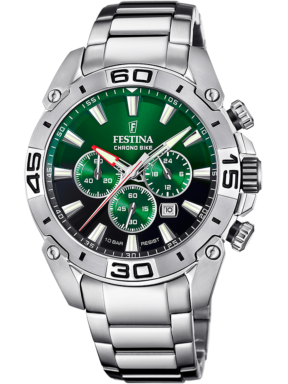 Festina F20543/3 Bike Chronograph Herrenuhr 45mm 10ATM
