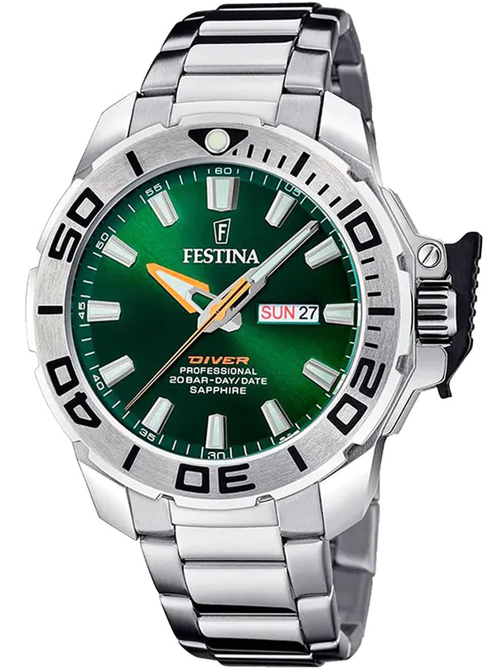 Festina F20665/2 Diver Herrenuhr Taucheruhr 46mm 20ATM