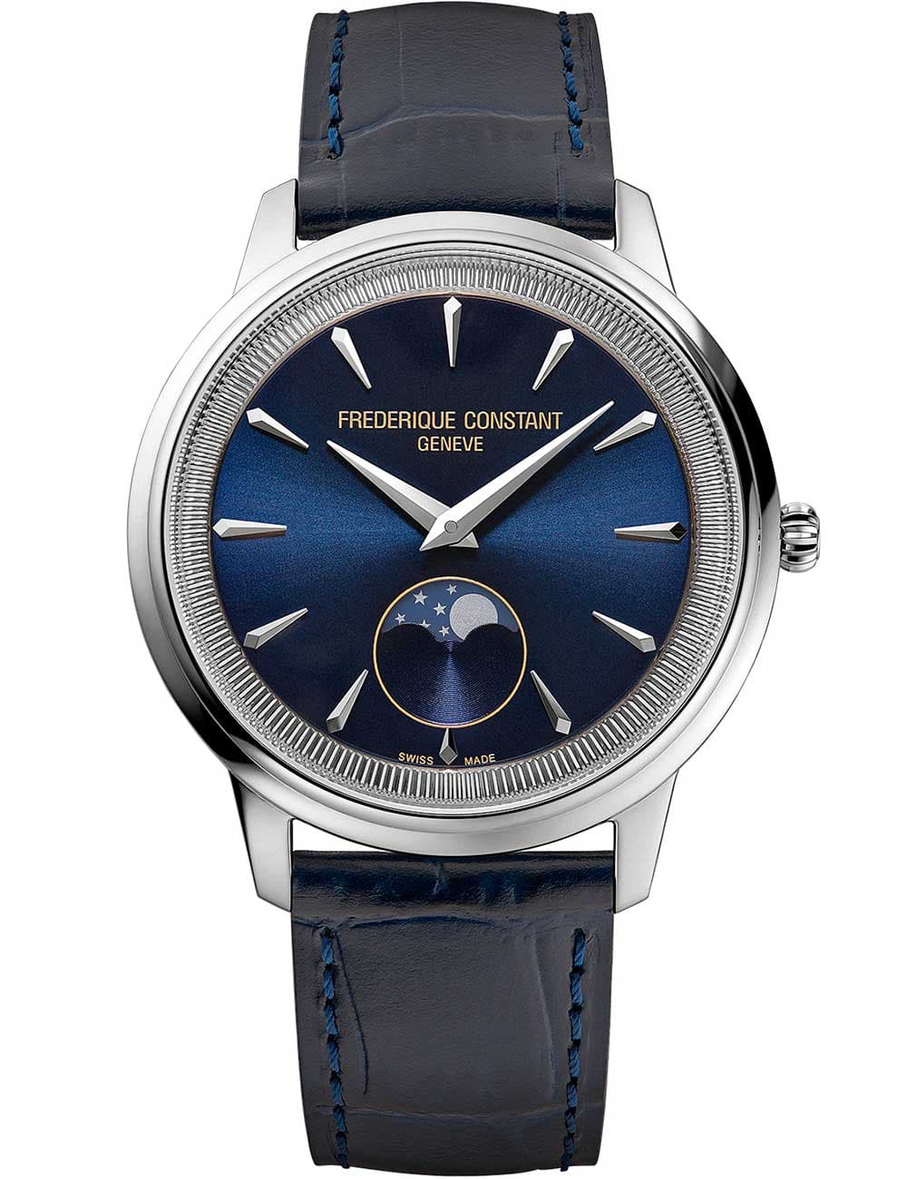 Frederique Constant FC-206N3S6 Damenuhr Klassik Quarz Mondphase 37mm 3ATM