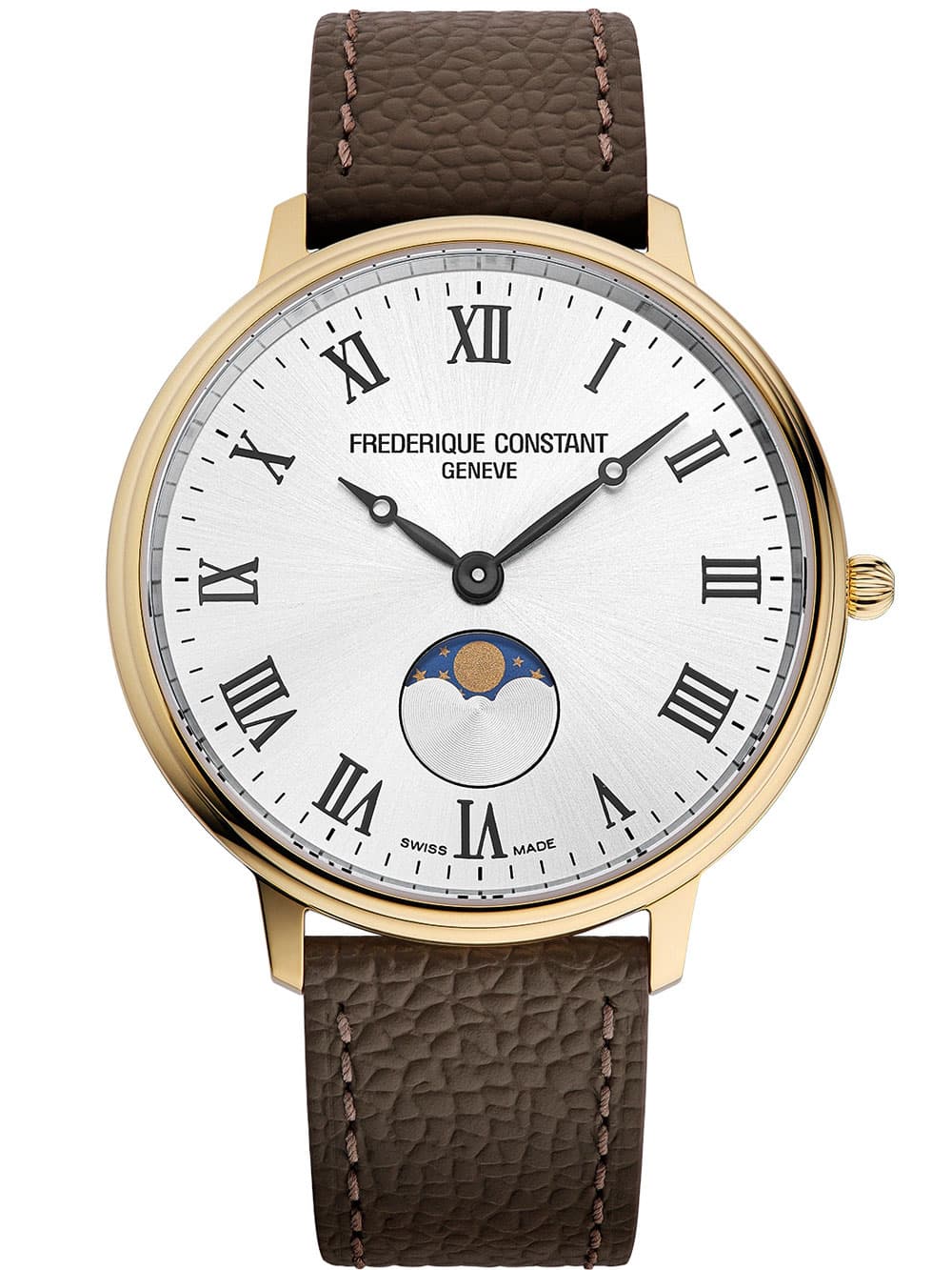 Frederique Constant FC-206RS3S5 Herrenuhr Classic Moonphase 38mm 5ATM