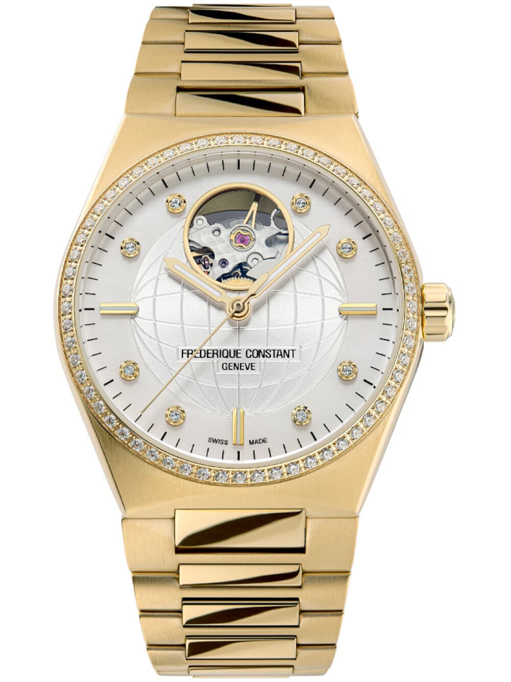 Frederique Constant FC-310MPWD2NHD5B Damenuhr Highlife Automatik 34mm 5ATM