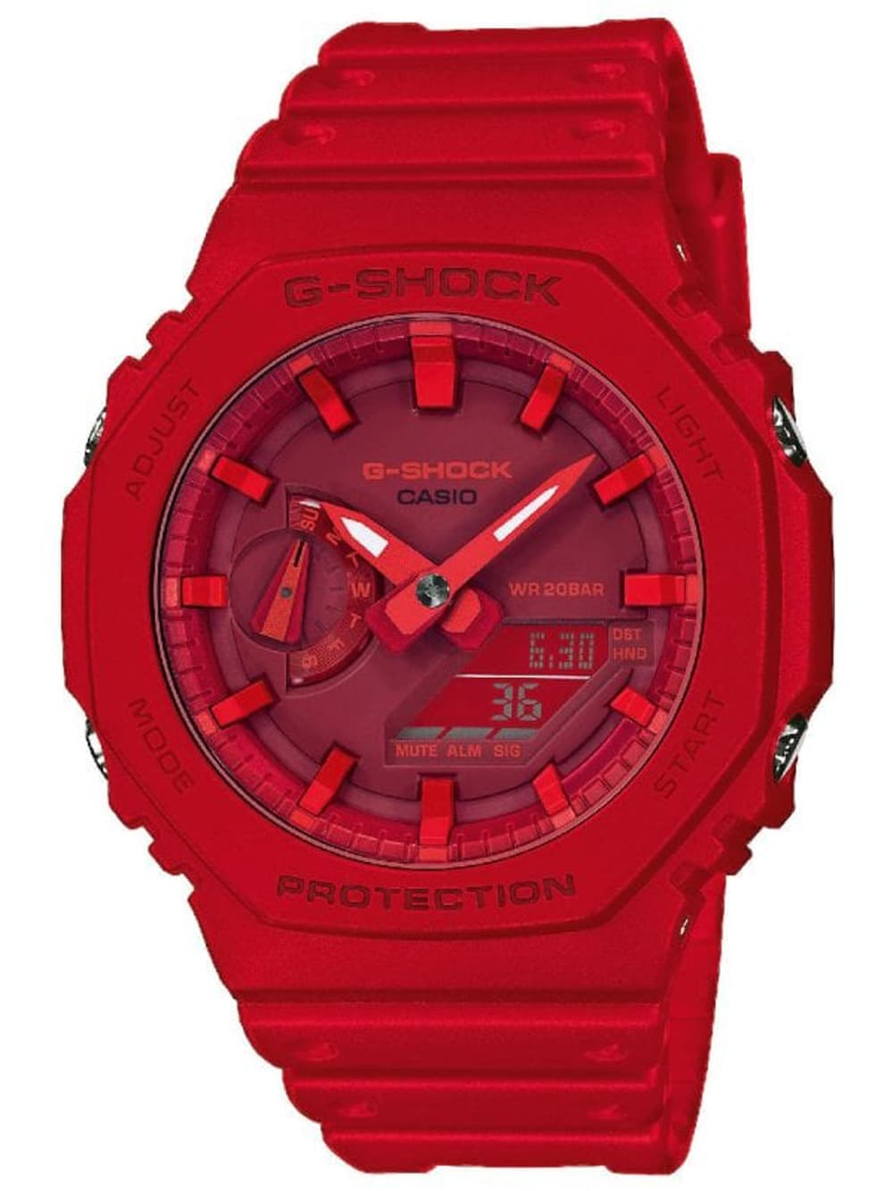 Casio GA-2100-4AER G-Shock Herrenuhr 45mm 20ATM