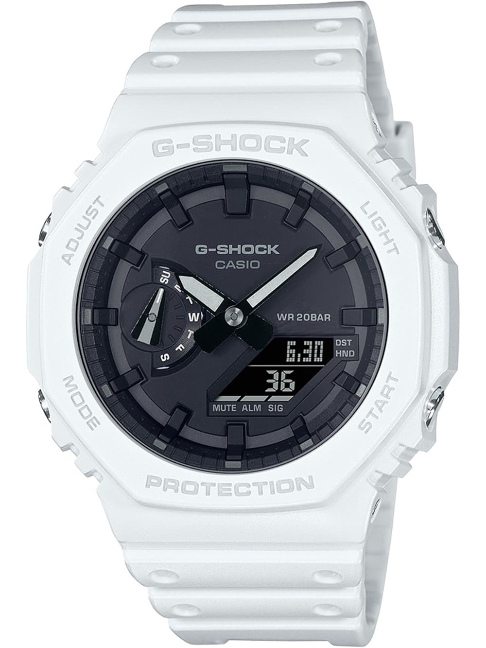 Casio GA-2100-7AER Herrenuhr G-Shock Classic 45mm 20ATM