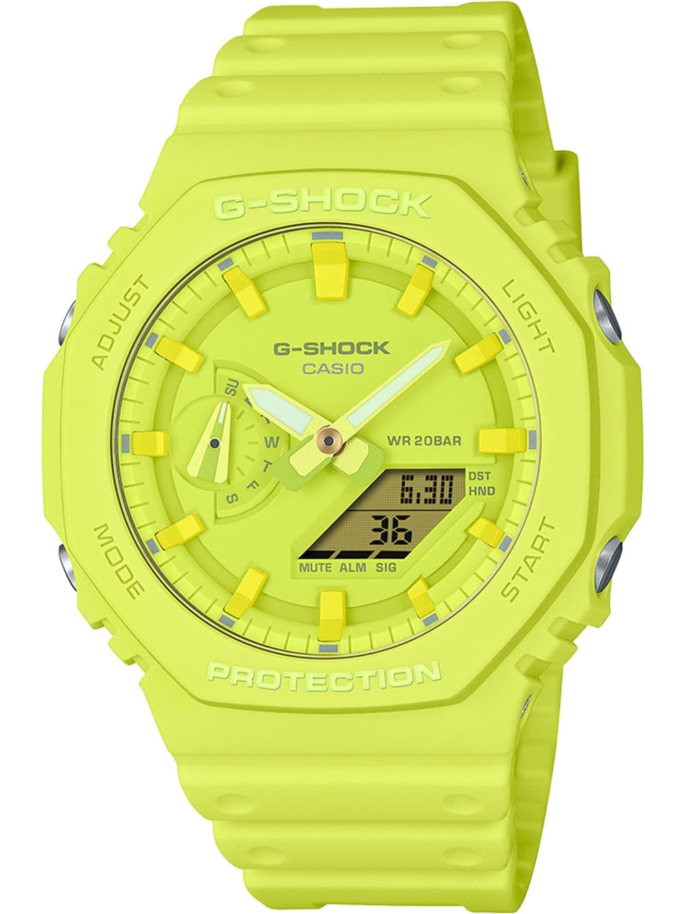 Casio GA-2100-9A9ER Herrenuhr G-Shock Classic 45mm 20ATM