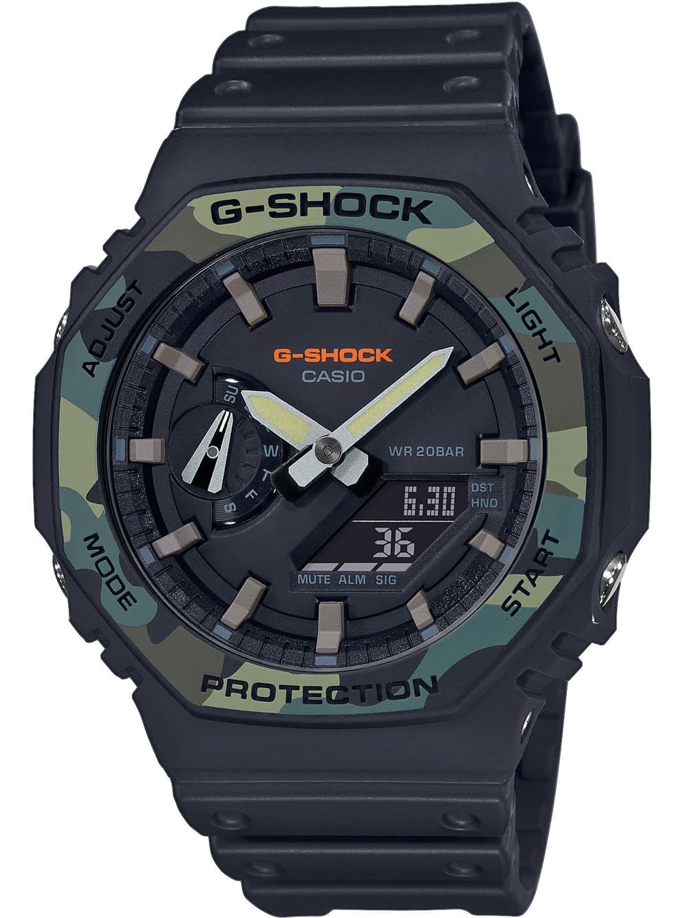 Casio GA-2100SU-1AER G-Shock Herrenuhr 45mm 20ATM