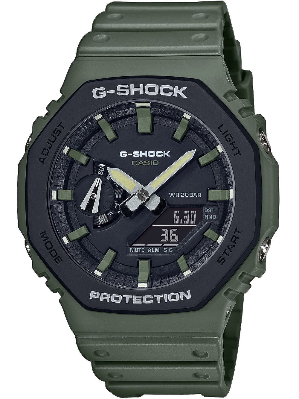 Casio GA-2110SU-3AER G-Shock Herrenuhr 45mm 20ATM