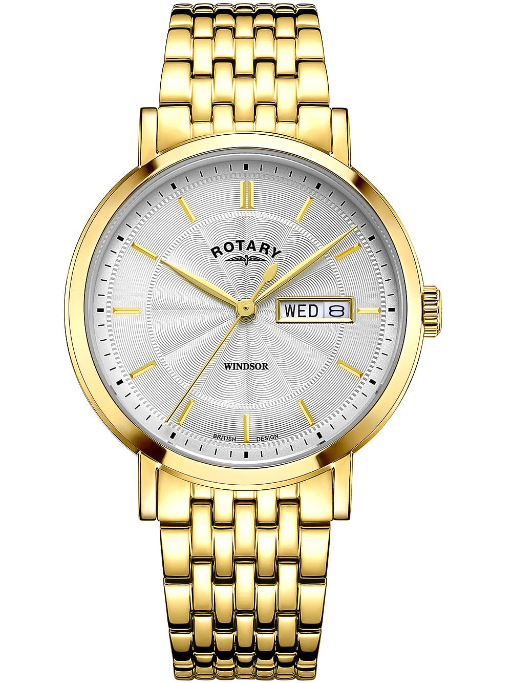 Rotary GB05423/02 Windsor Herrenuhr 37mm 5ATM