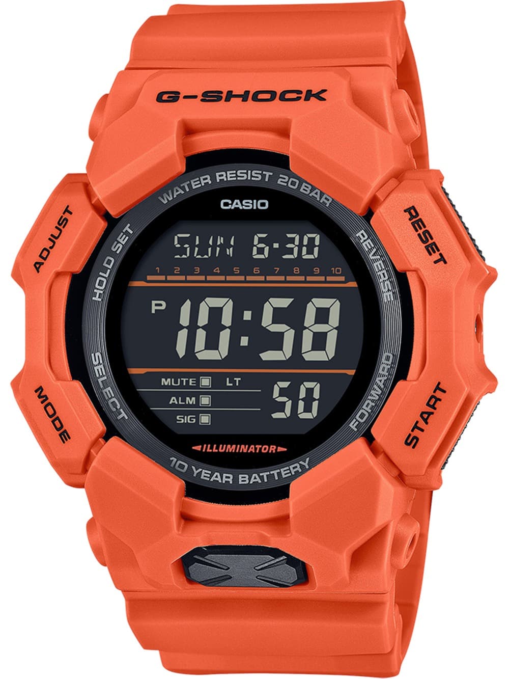 Casio GD-010-4ER Herrenuhr G-Shock Classic 50mm 20ATM