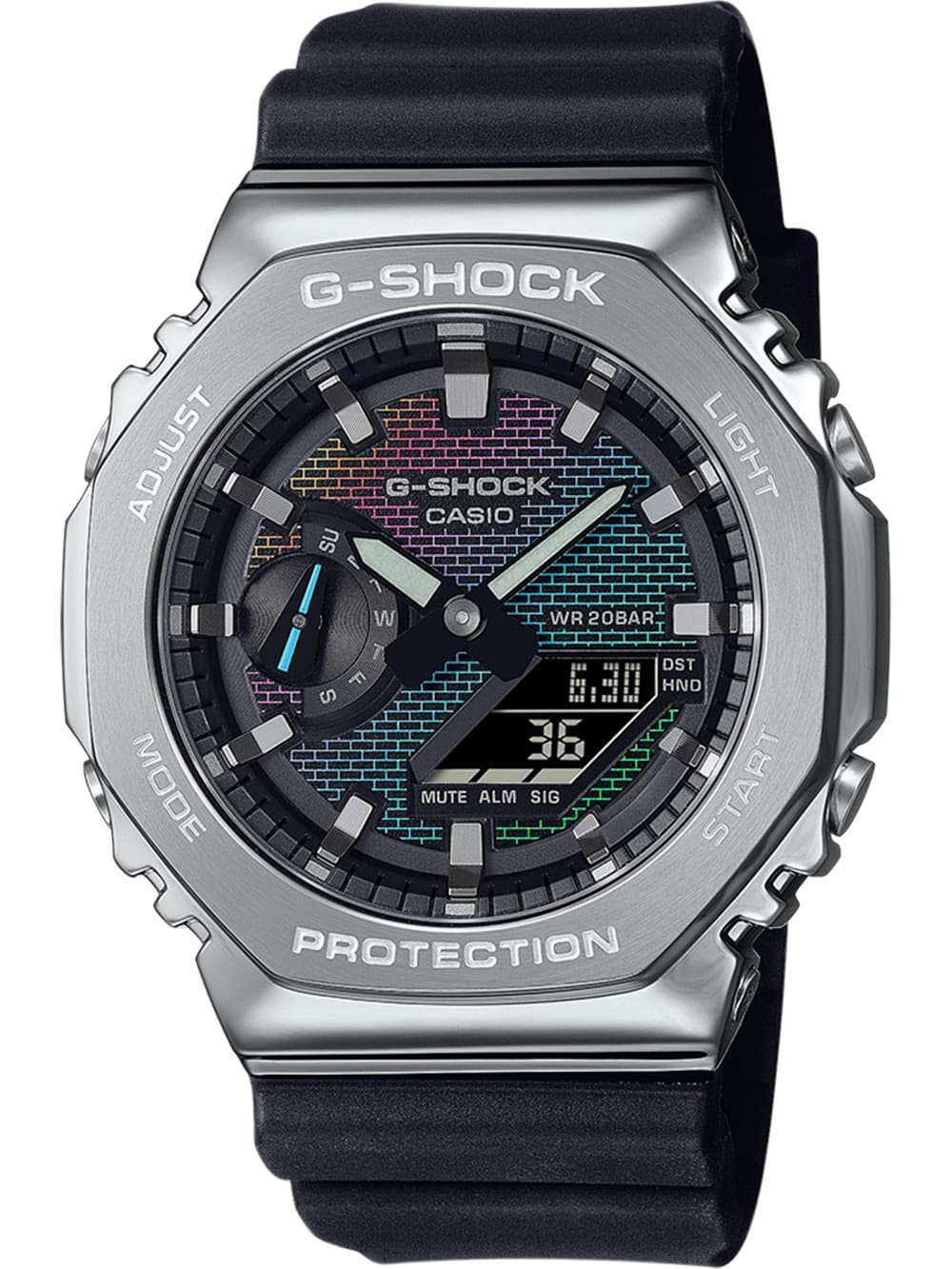 Casio GM-2100RW-1AER Herrenuhr G-Shock Classic 44mm 20ATM