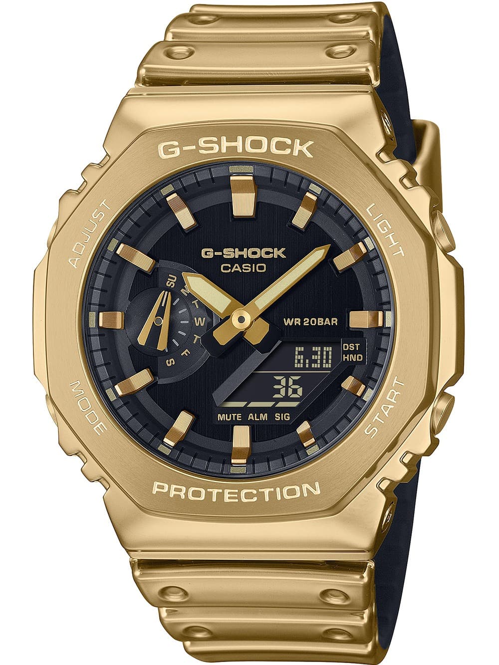 Casio GM-2100YMG-9AER Herrenuhr G-Shock G-Steel 44mm 20ATM