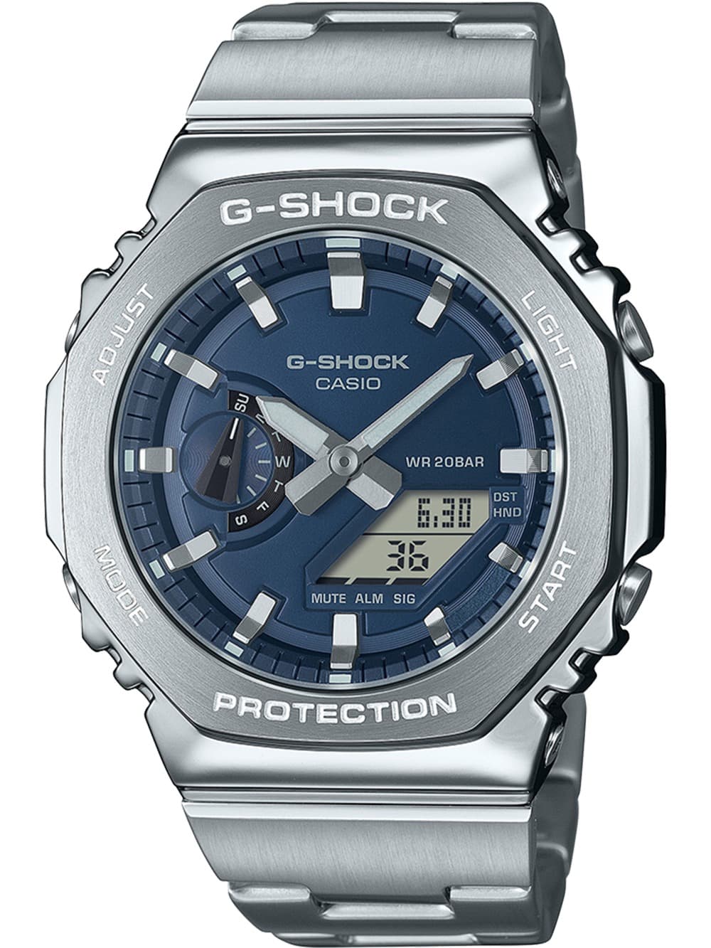 Casio GM-2110D-2BER Herrenuhr G-Shock Classic 44mm 20ATM