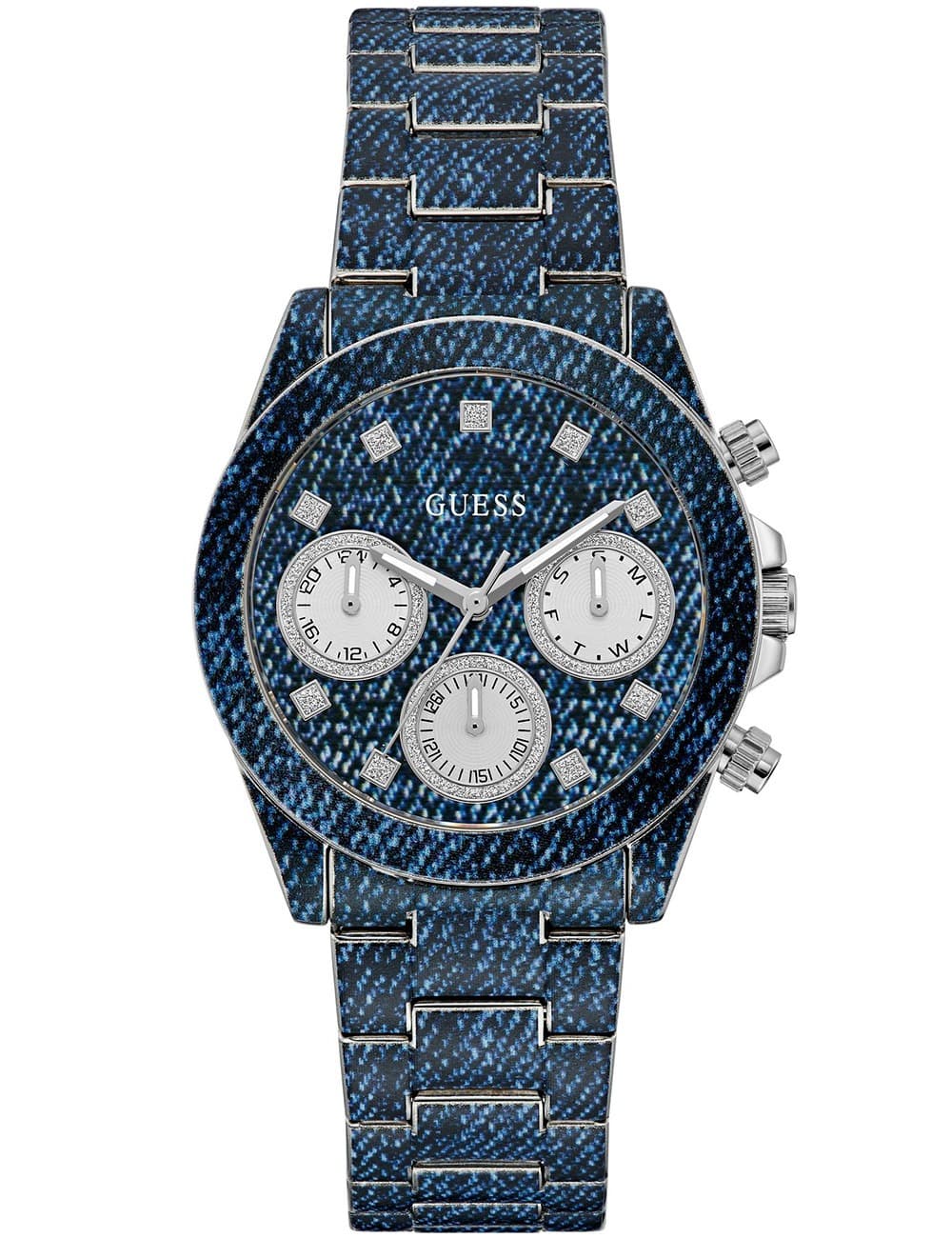 Guess GW0750L1 Damenuhr Indigo 38mm 5ATM